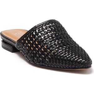 NIB Franco Sarto Sunny Woven Mule - Black - 6.5